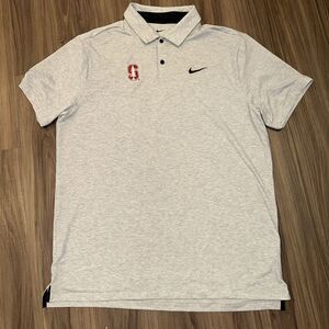 Nike Stanford Dri-FIT Tour Large Golf Polo Light‎ Smoke Grey/Black DV3123-077